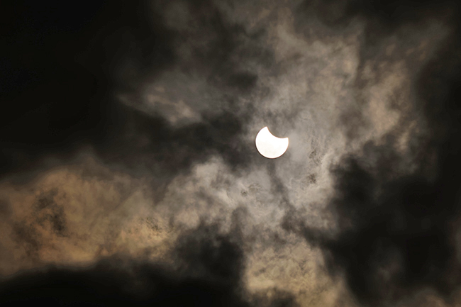 partielle Sonnenfinsternis 2025